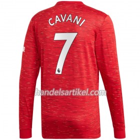 Manchester United Edinson Cavani 7 Heim Trikotsatz 2020/21 Langarm